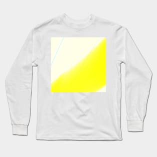 yellow white blue texture abstract Long Sleeve T-Shirt